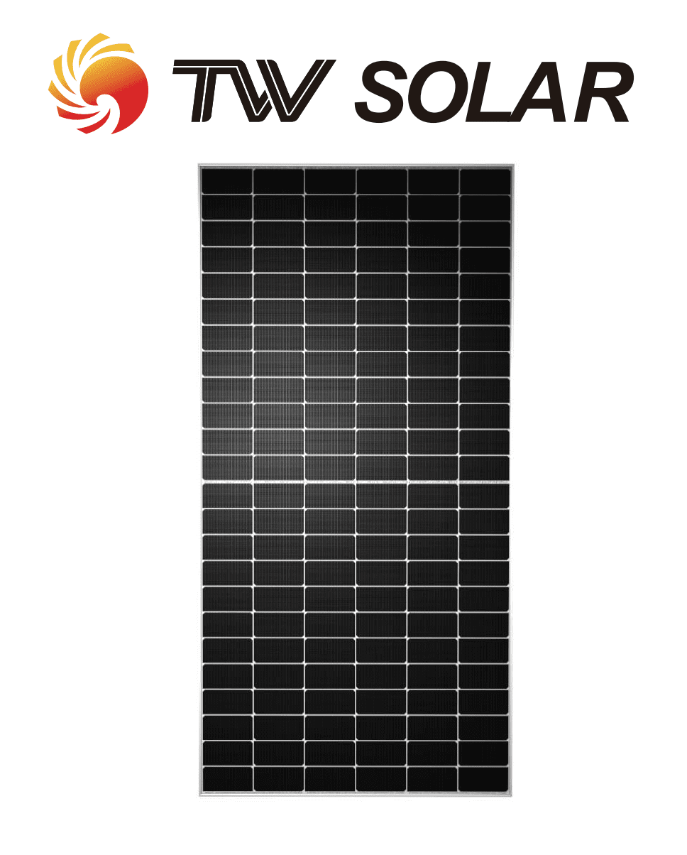 TW Solar 590 Wp Silver Frame Bifacial N-Type Half-cell 22,8% TWMND-72HD590 Množstvo: 1-5 ks