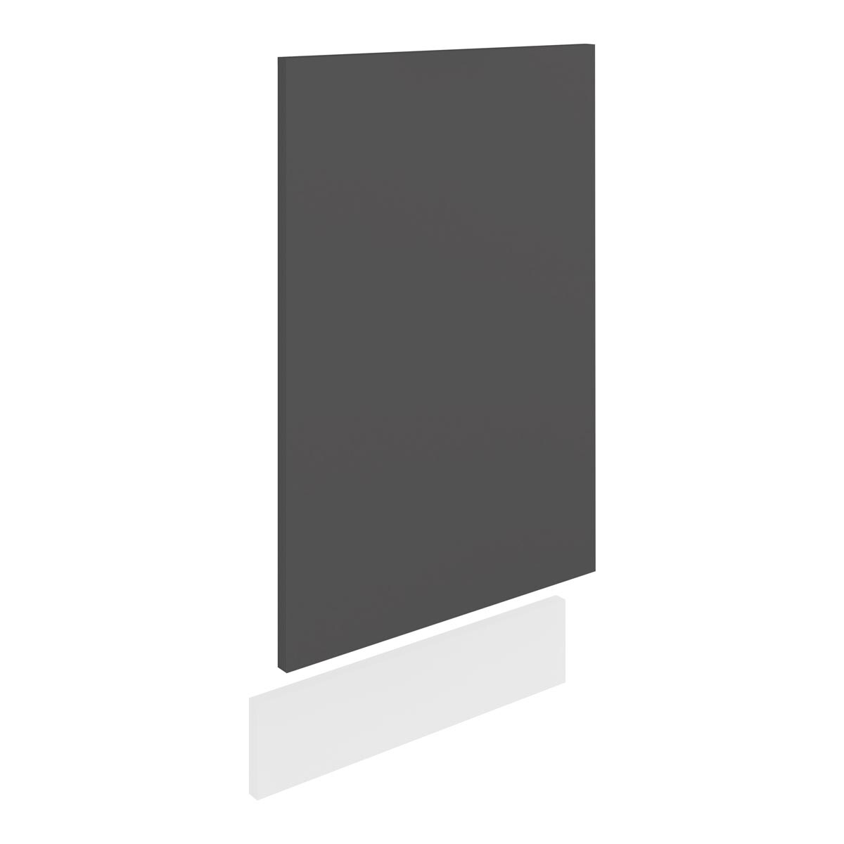 VCM Krycí panel Esilo na vestavnou myčku, 45 cm, antracit