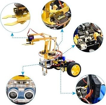 Keyes Arduino 4DOF robotické rameno Learning Kit