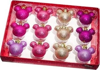 KURT ADLER Disney Súprava vianočných ozdôb Minnie, 12 ks