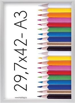 TRADAG Polaris bílý 29,7 x 42 /A3/plexi