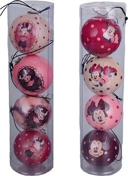 Minie, súprava 4 ks, ružová