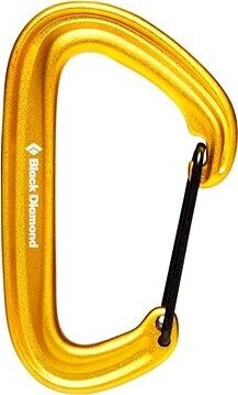 Black Diamond Litewire Carabiner Yellow
