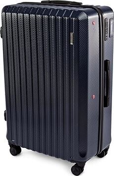 Cestovný kufor Compactor Hybrid Luggage XL Vacuum System 53,5 × 31 × 80 cm, tmavomodrý