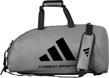 ADIDAS 2in1 Bag PU Combat Sports L, grey/black