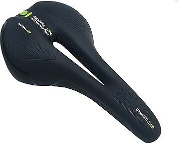 Verk 14508 – Gélové sedadlo na bicykel, reflexné, čiernozelené