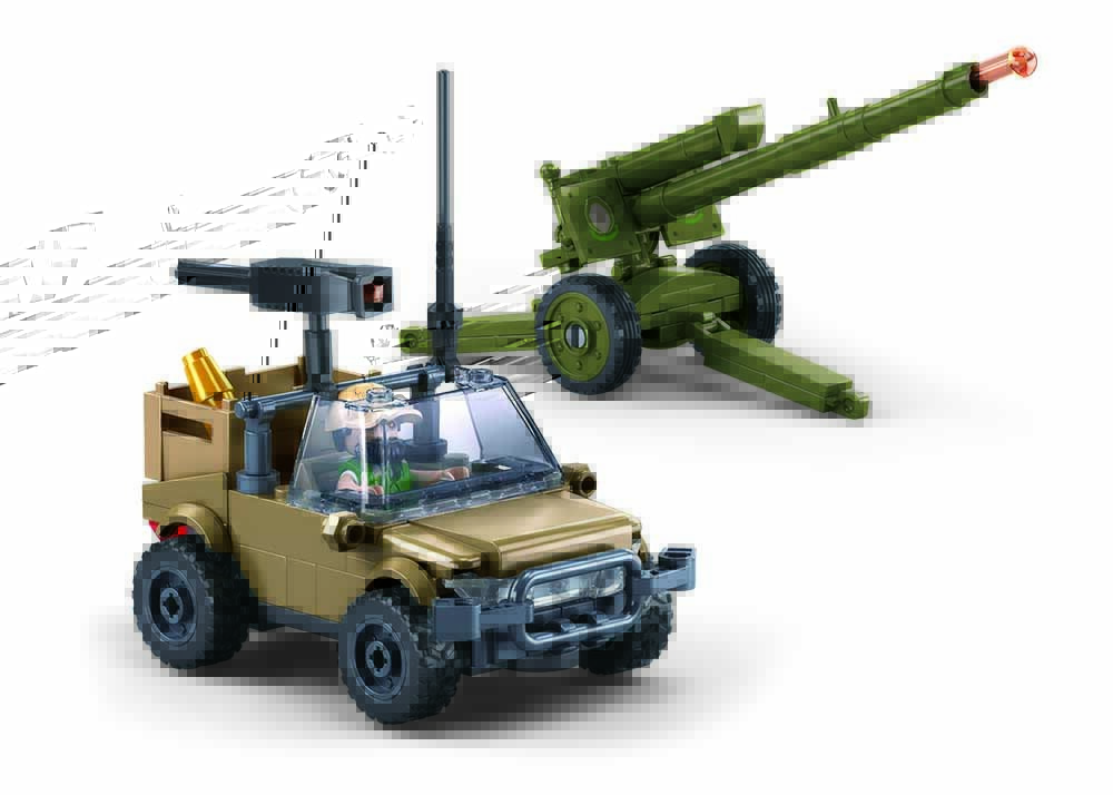 Stavebnica Sluban Army Húfnica IFR D30S M38-B1255