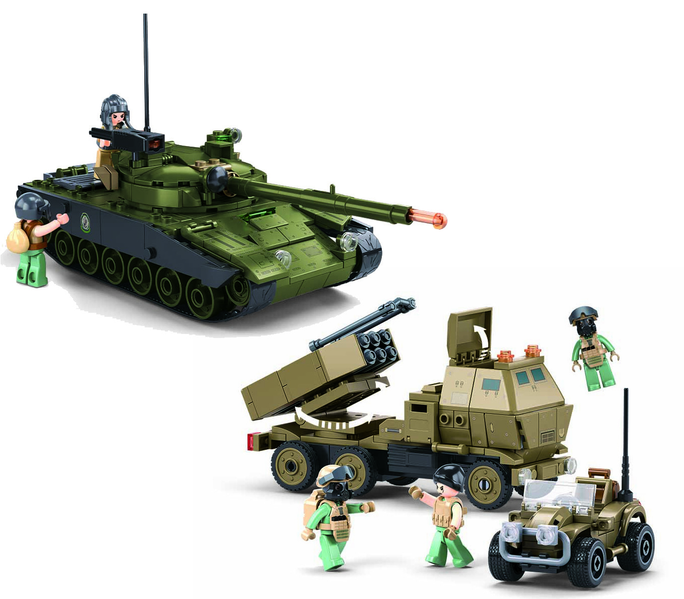 Stavebnica Sluban Army Operácia Nájsť a zneškodniť M38-B1259