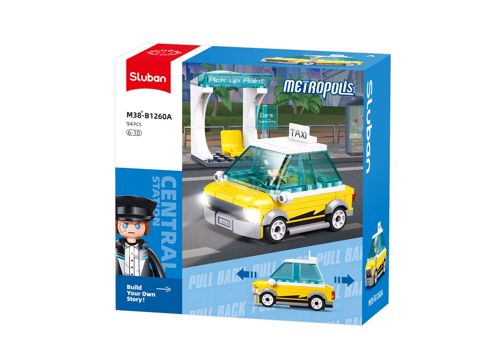 Stavebnica Sluban Metropolis Taxi M38-B1260A