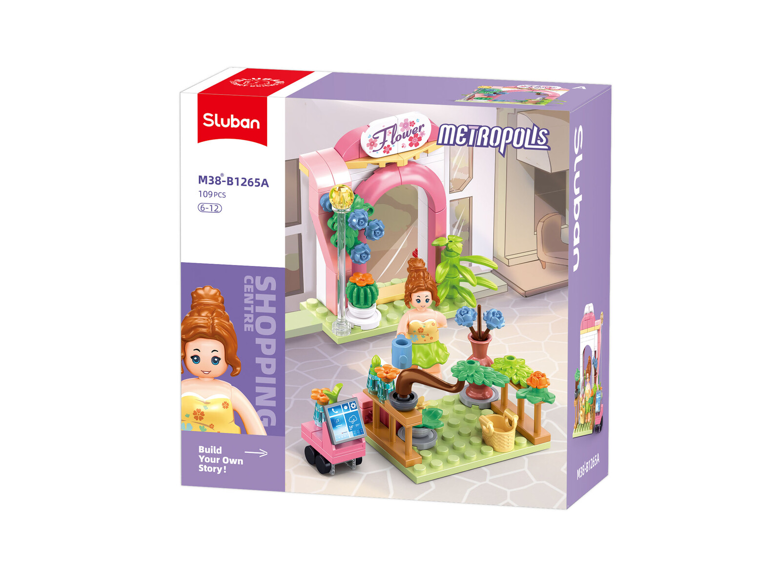 Stavebnica Sluban Metropolis Kvetinárstvo M38-B1265A