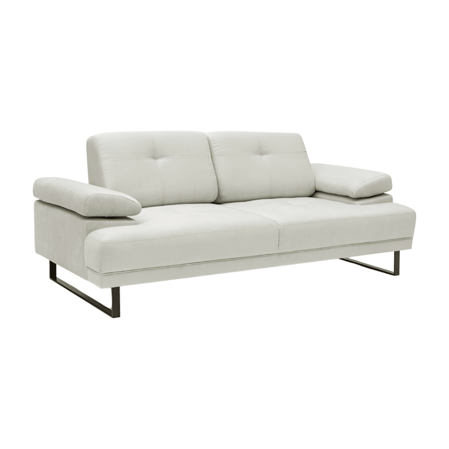 Dvoumístná pohovka Mustang 199 cm bílá