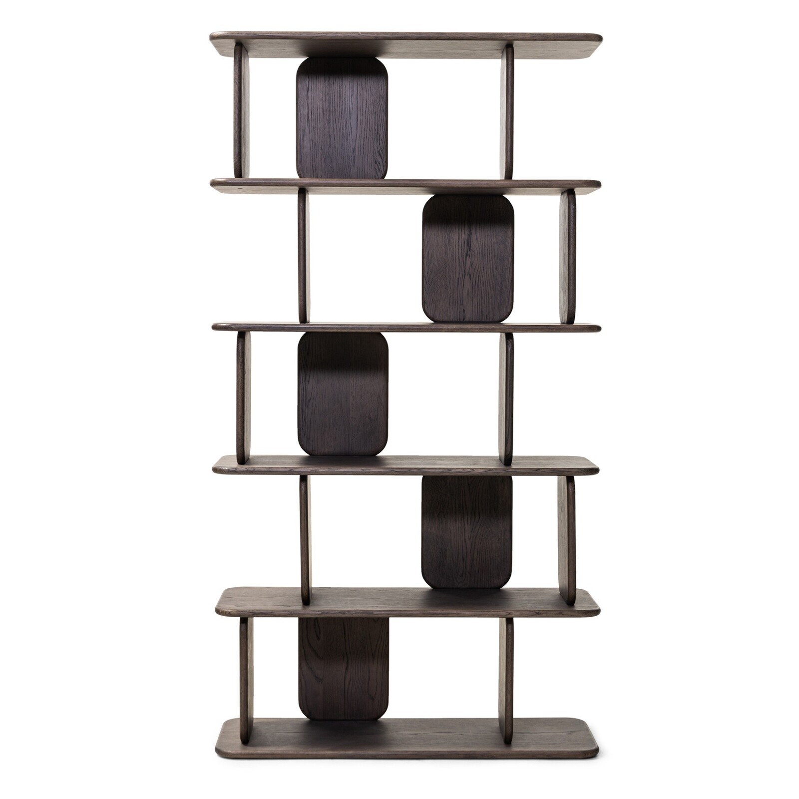 Regál Fonticelle 100 cm z masivu espresso