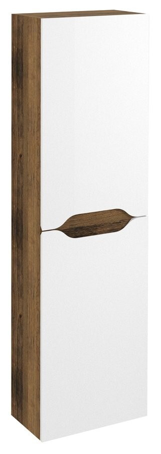 SAPHO - WAVE skrinka vysoká 40x140x20cm, ľavá/pravá, biela/dub collingwood WA250-3019