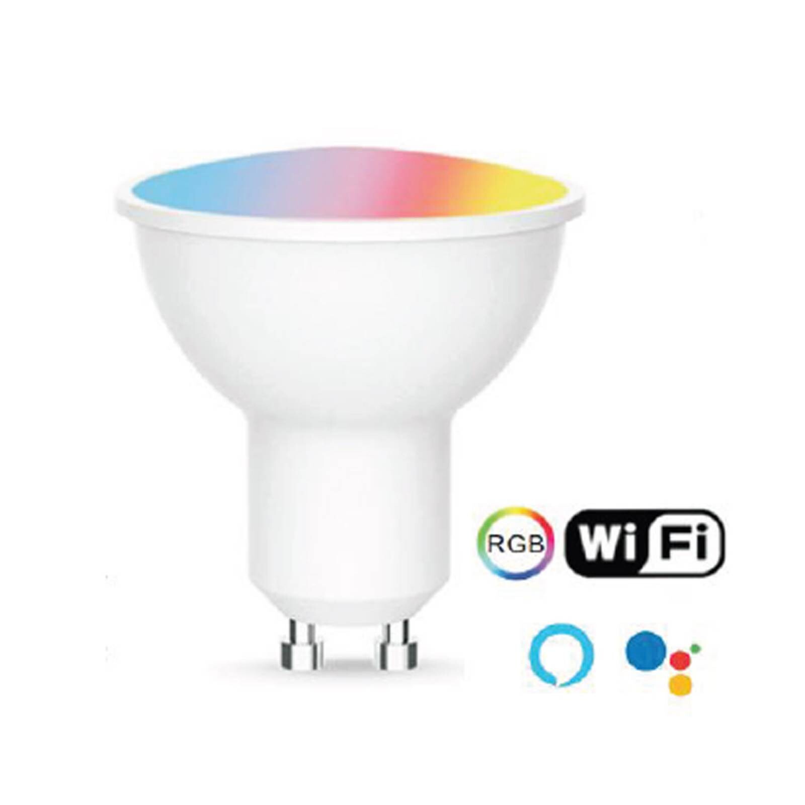 LED reflektor GU10 5W RGBW Tuya WiFi 38°