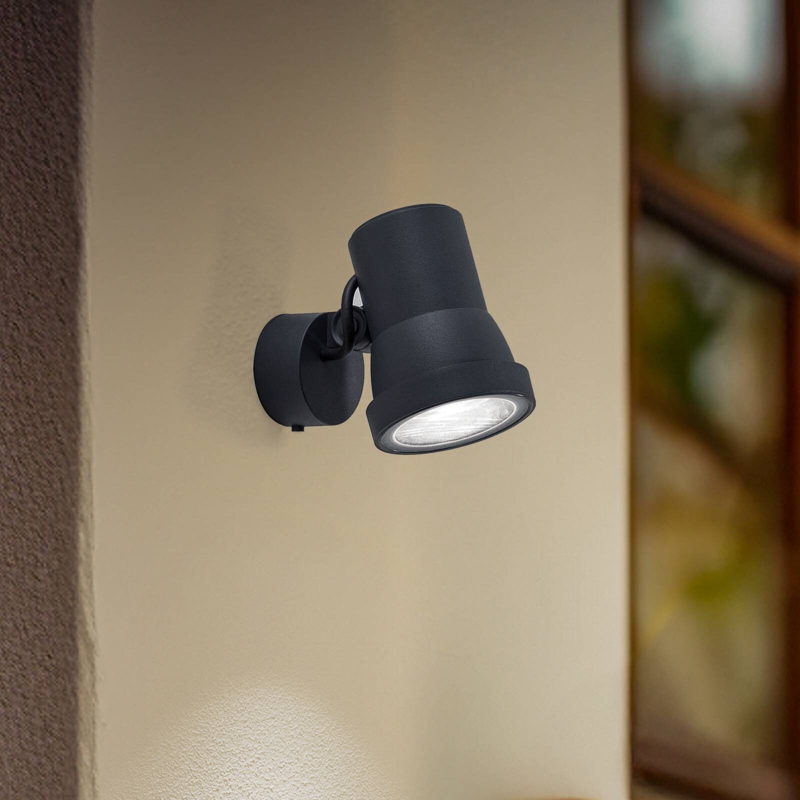 LED reflektor BEGA 84951 K3, zapínanie/vypínanie, grafit, hliníkový