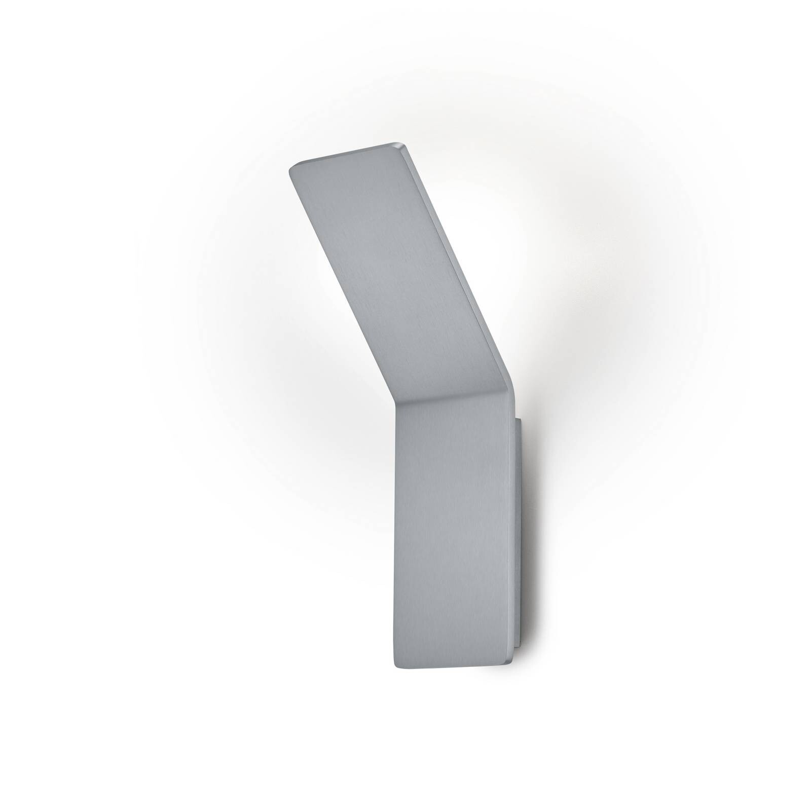 Nástenné svietidlo Ava LED, matný nikel, hliník, 1 svetlo