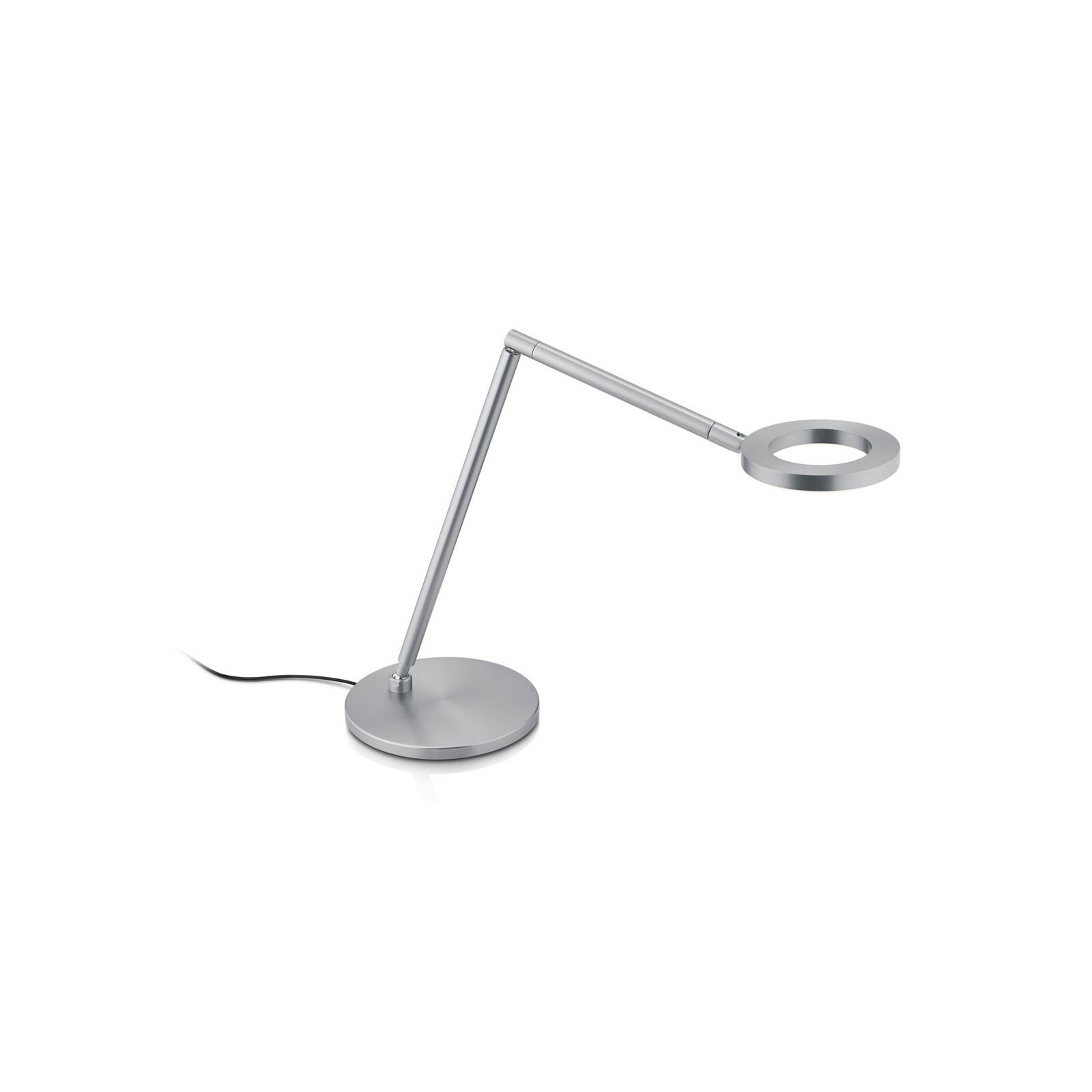 Stolná LED lampa Tessa-T, matný nikel, CCT, ovládanie gestami