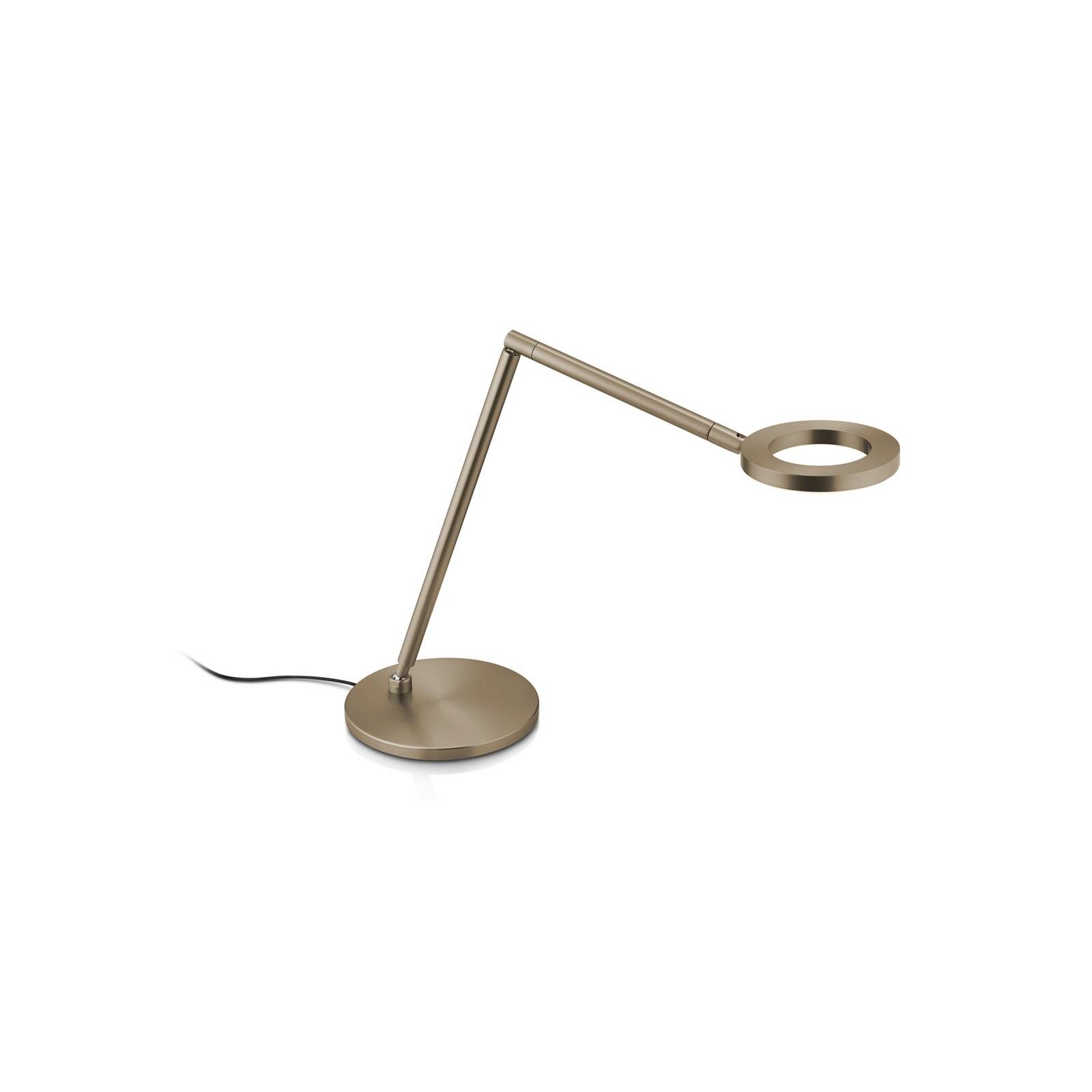 Stolná LED lampa Tessa-T, bronzový efekt, ovládanie gestami CCT