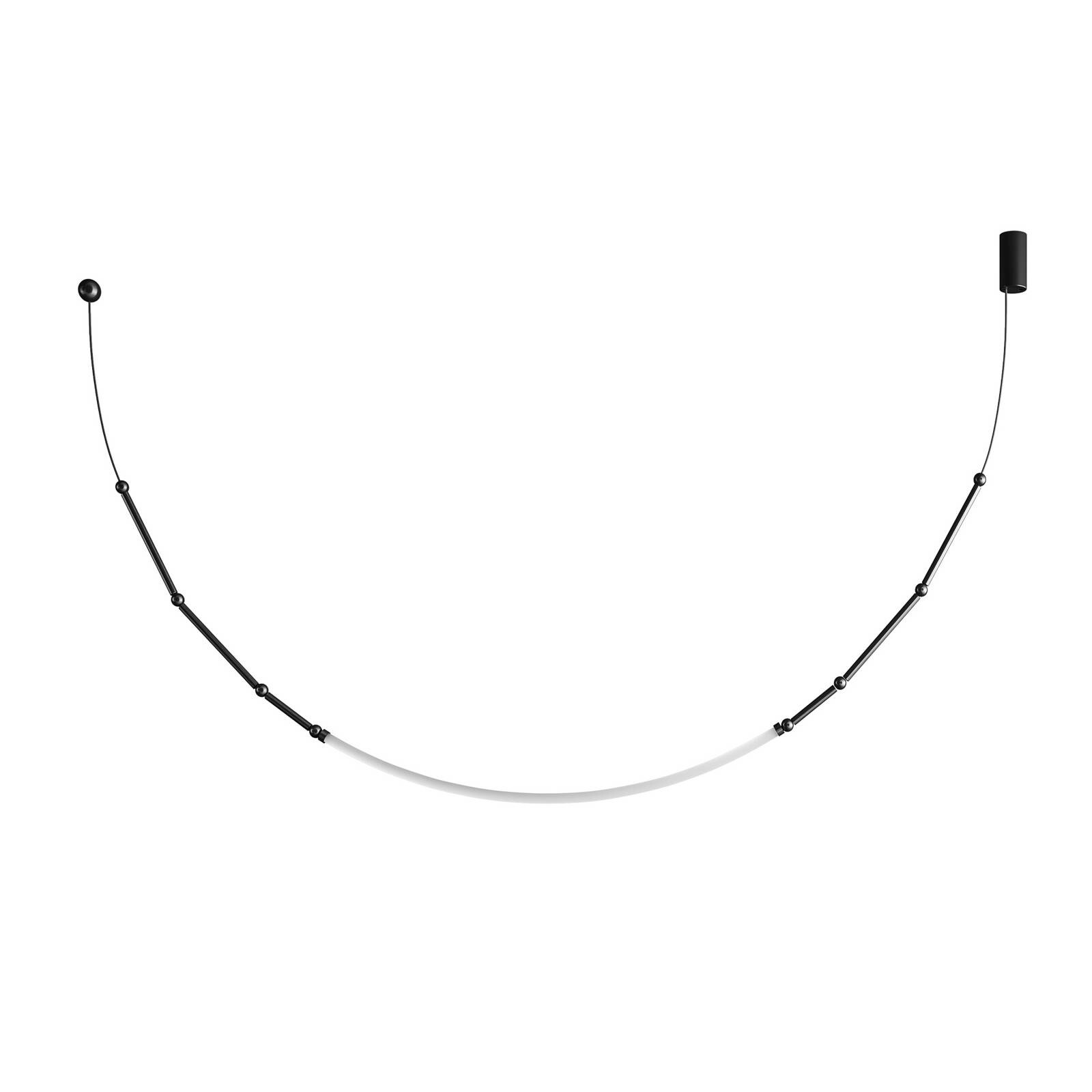 Karman Leda LED závesné svietidlo IP65 1-svetelné čierne