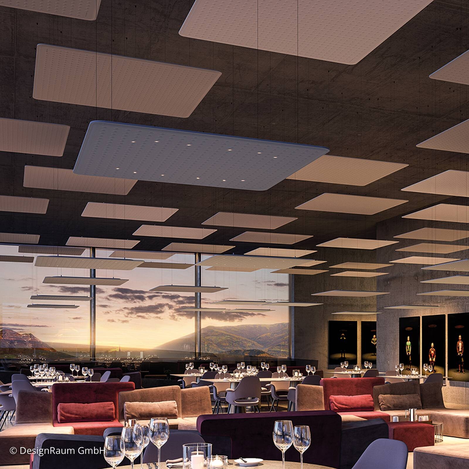 Nimbus Lighting Pad Q 600 LED priame 930 biela