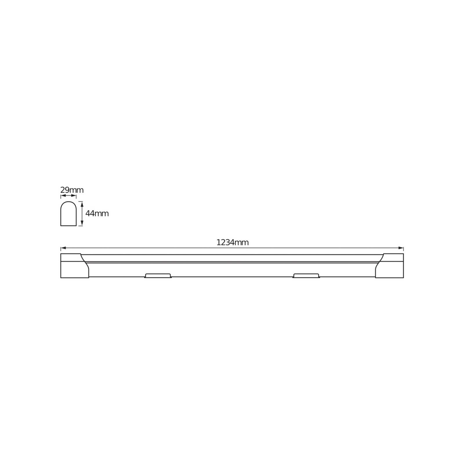OSRAM LED svetelná lišta VALUE BATTEN, 123 cm, kov, 4 000 K