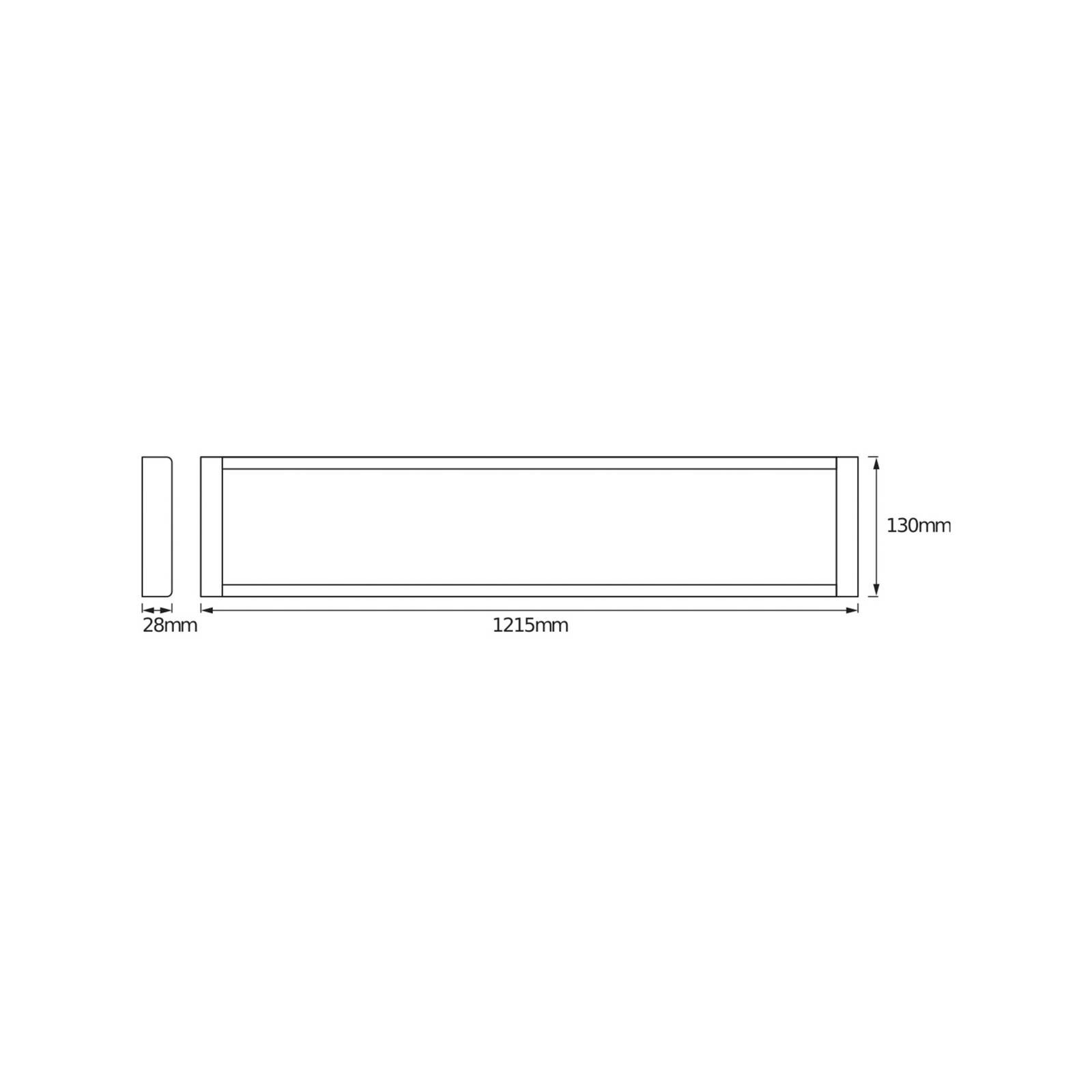 OSRAM stropné LED svetlo OFFICE LINE, biele, 122 cm, kovové