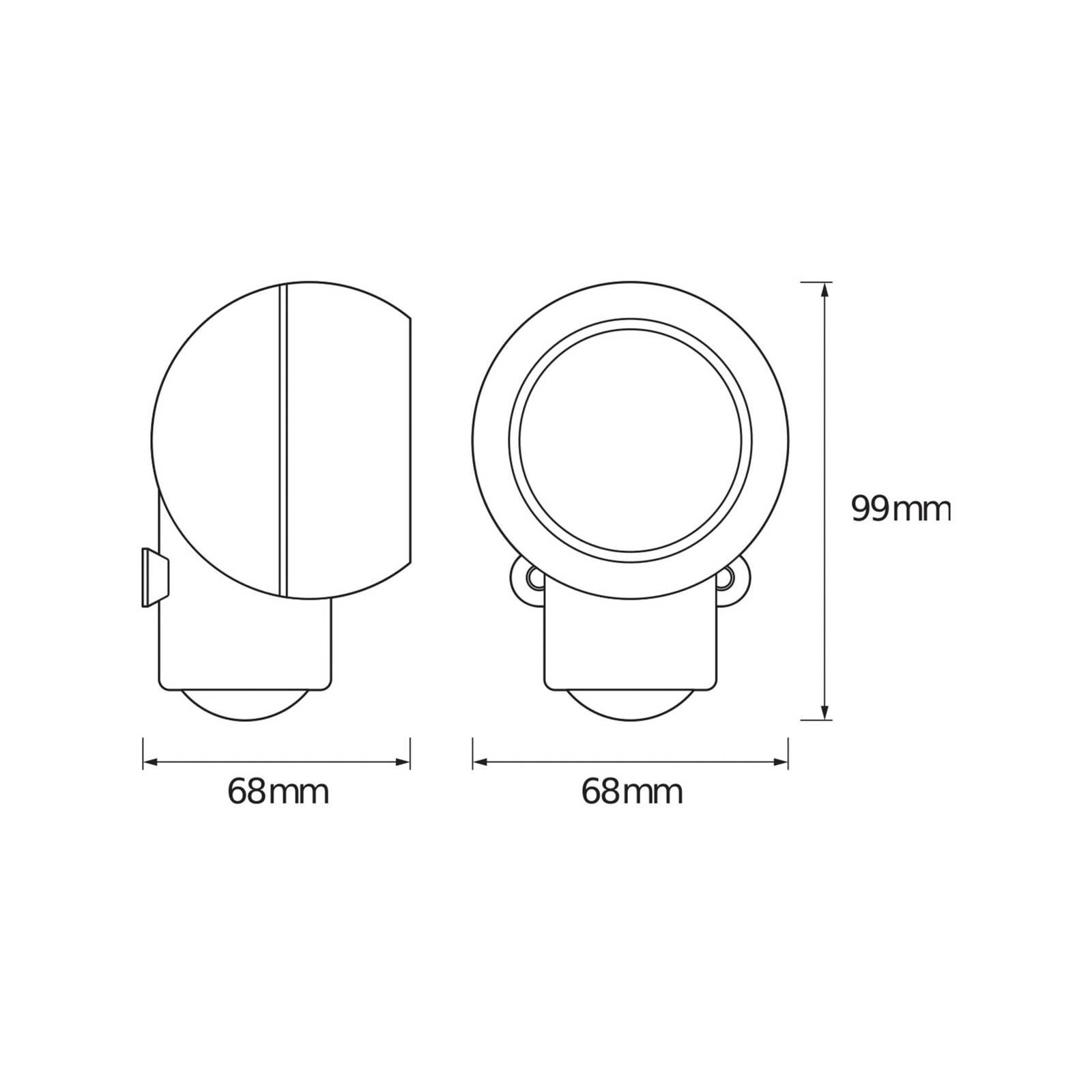 OSRAM LED nástenné svetlo SPYLUX, biele, senzor, batéria, mobilné