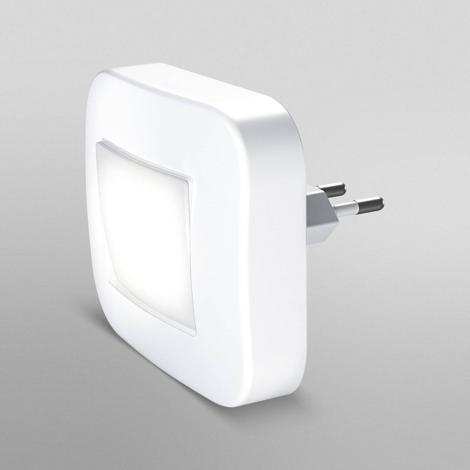 OSRAM LED zásuvkové nocne svetlo LUNETTA HALL, biele, senzor