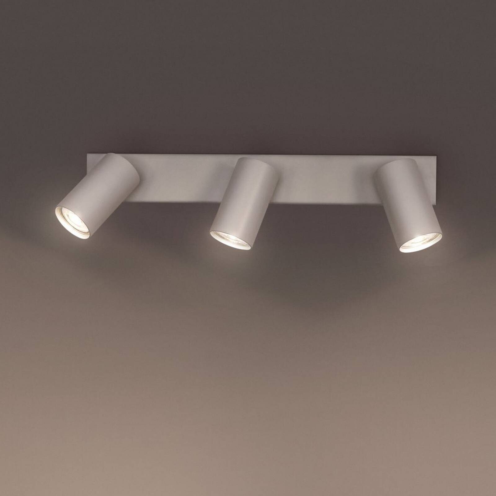 OSRAM stropné bodové svetlá OCTAGON, biely, 3-pl., GU10-LED 927 stmievateľné