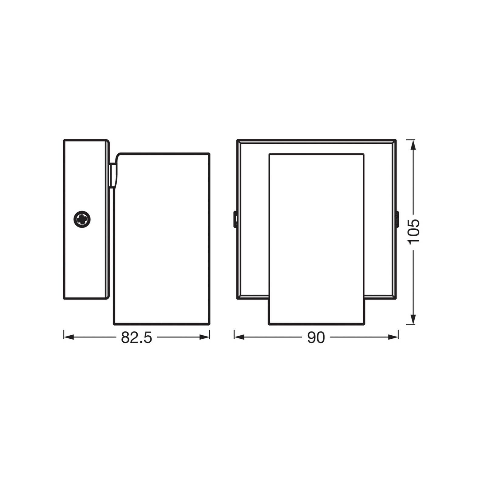 OSRAM nástenný reflektor OCTAGON, biely, 1-pl., GU10-LED 927 stmievateľné
