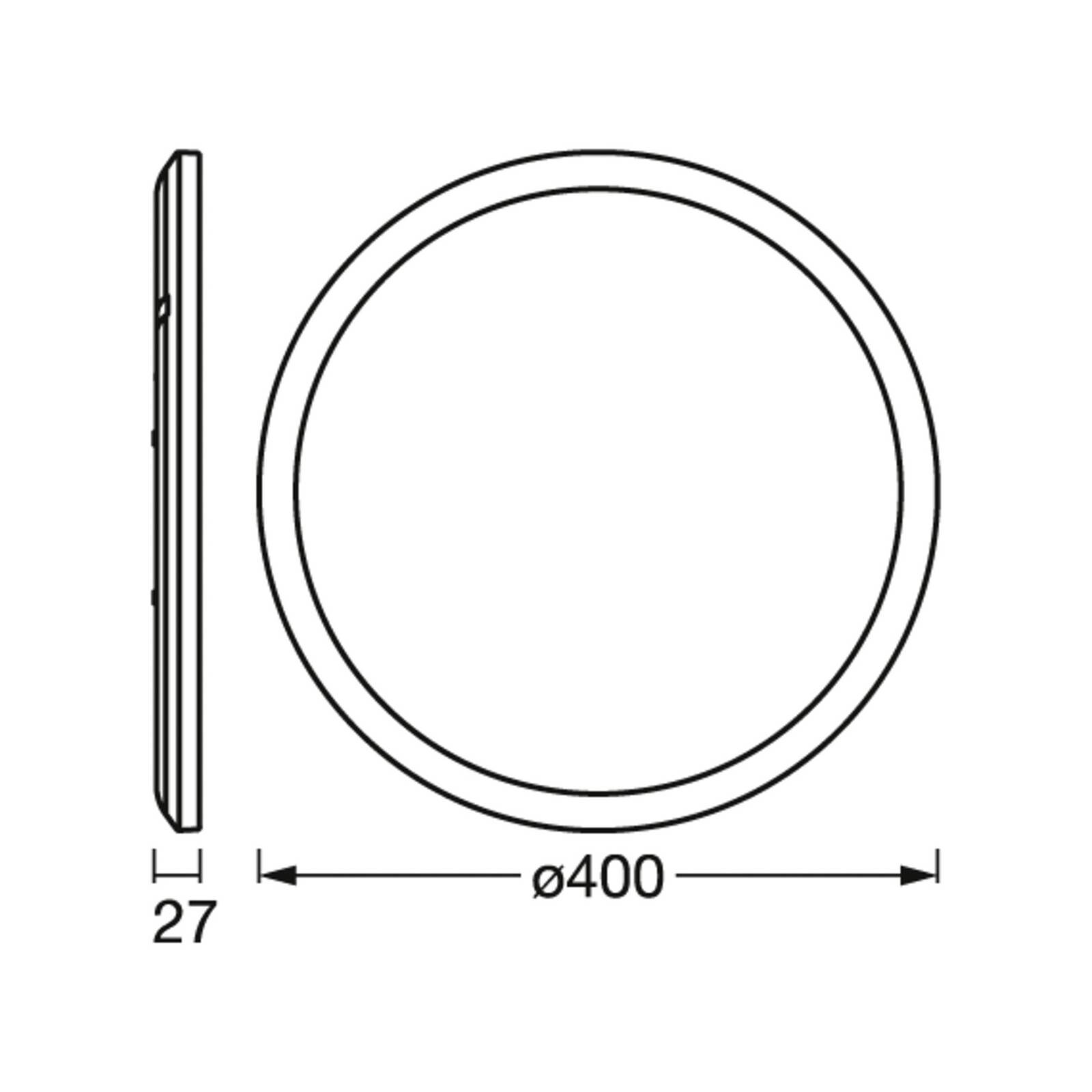 OSRAM stropné LED svetlo ORBIS ULTRA SLIM, biele, Ø 40 cm, stmievateľné