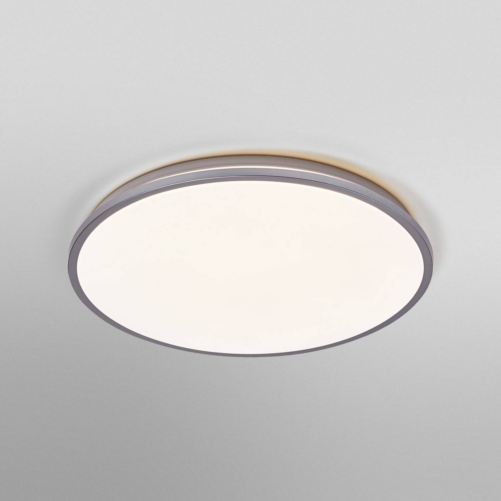 OSRAM stropné LED svetlo ORBIS DUBLIN, Ø 49 cm, strieborný kov