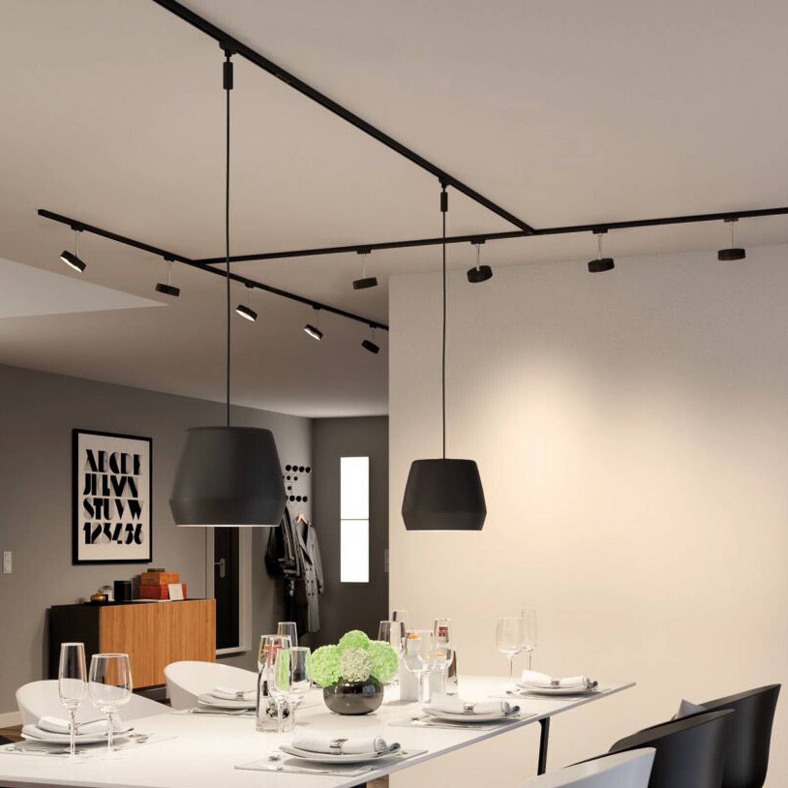 Paulmann URail oddeľovač napájania, strieborný, plast, kov