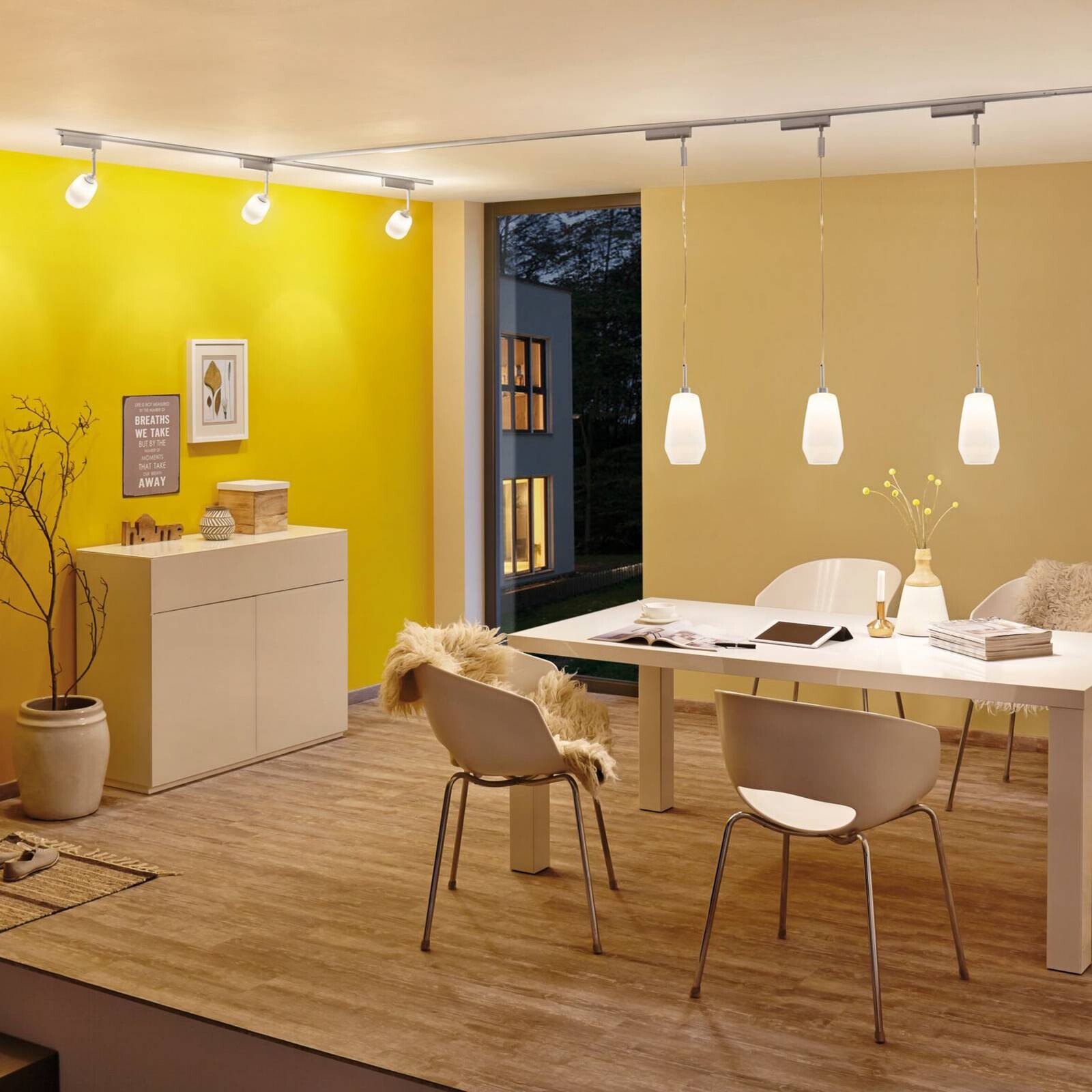 Paulmann URail adaptér na koľajnice Zigbee 3.0, chróm matný