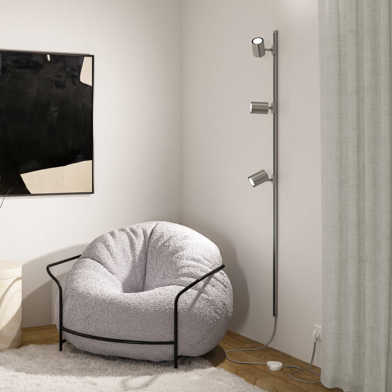 Paulmann URail LED lištový spot Luxe Zigbee chróm matný GU10