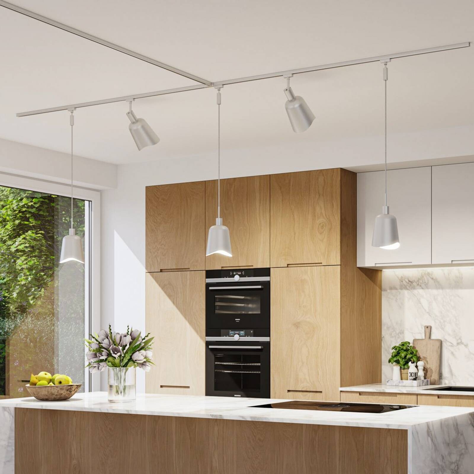 Paulmann tienidlo na lampu U-Rail Alvaro biela/chróm DecoSystems