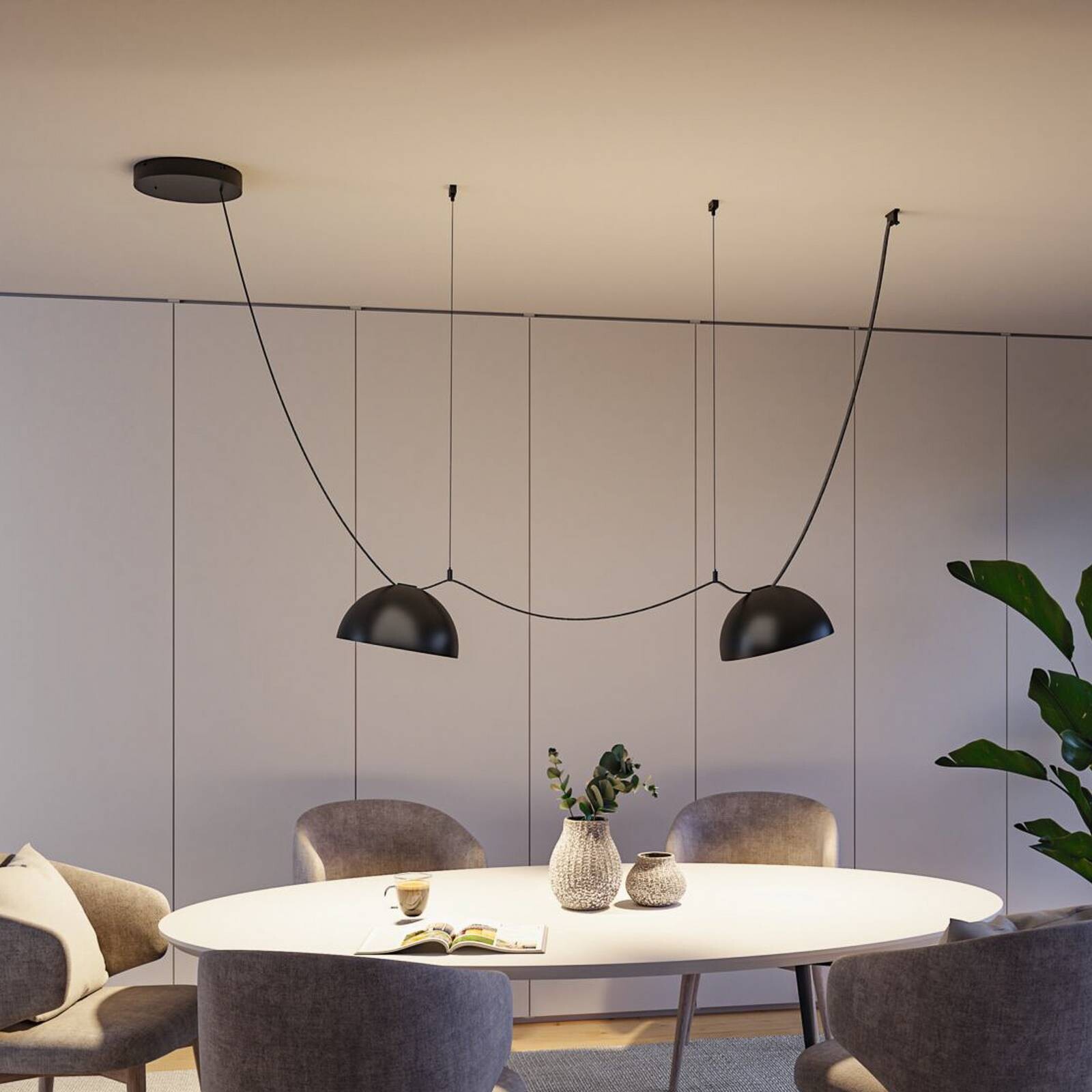 Paulmann ULine závesný systém pre pás, čierny