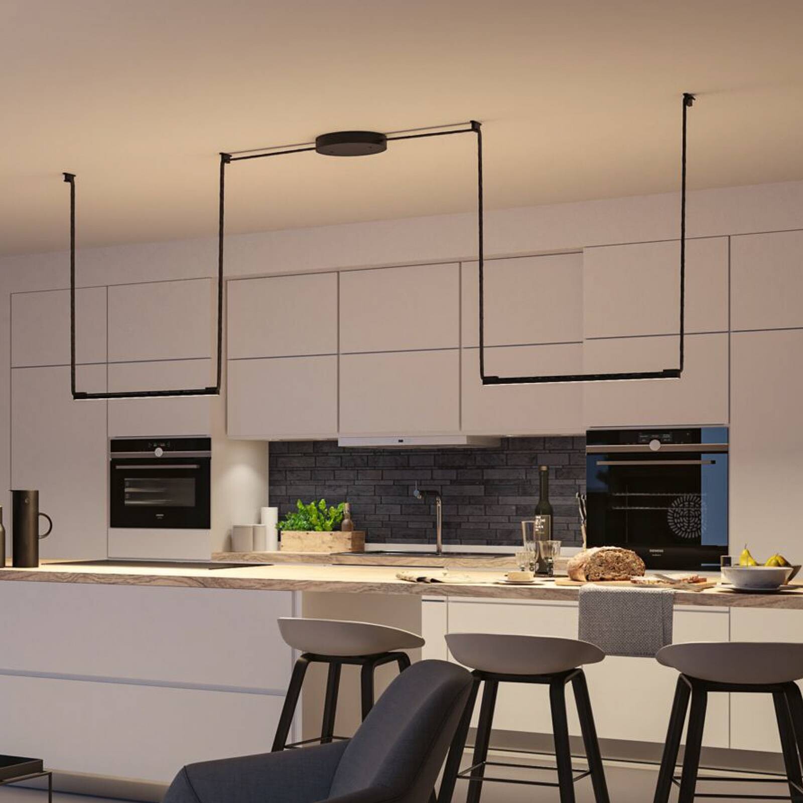 Paulmann ULine LED svietidlo Lightbar, čierne, 3 000 K