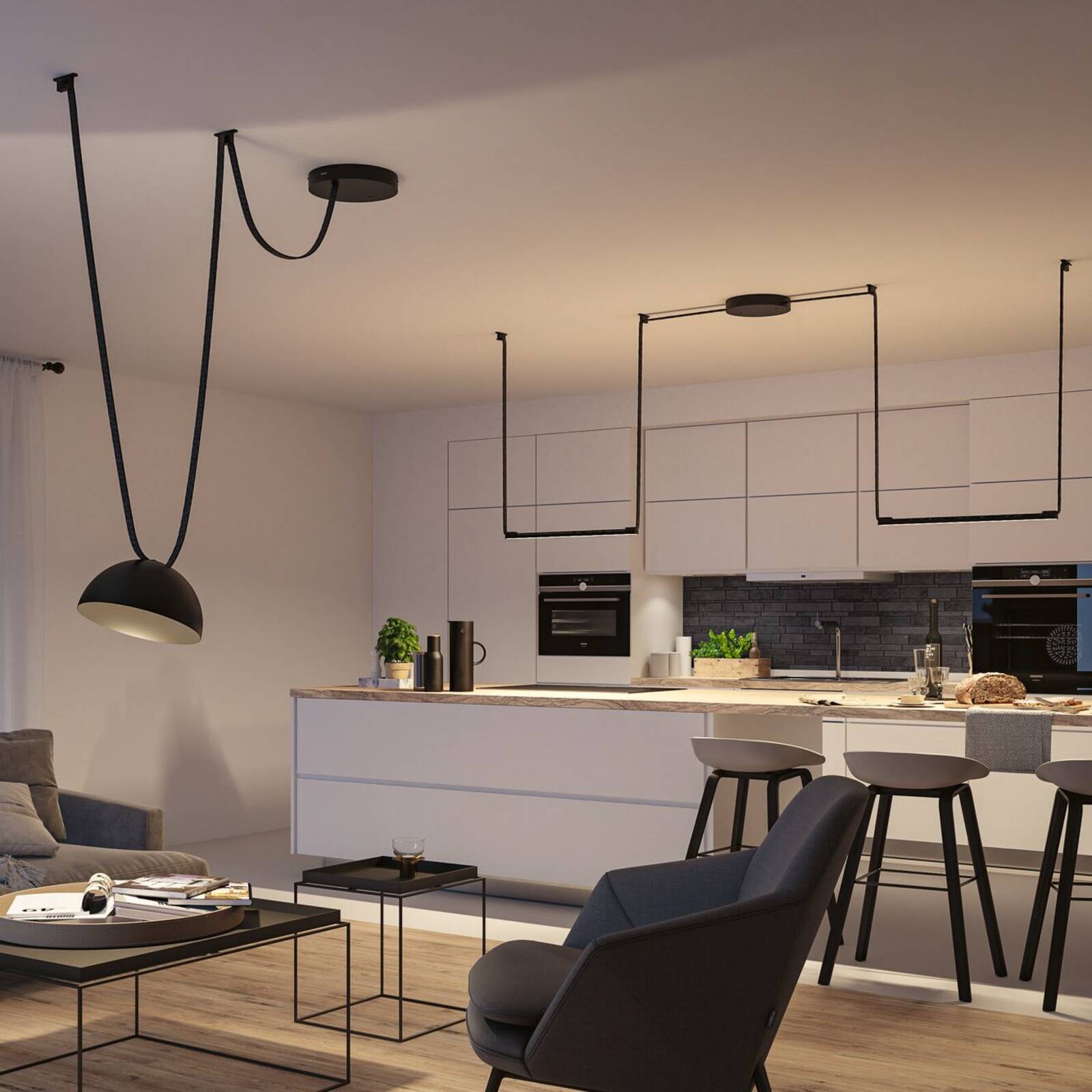 Paulmann ULine základná sada pásov, dĺžka 5 m, max. 60 W, čierna