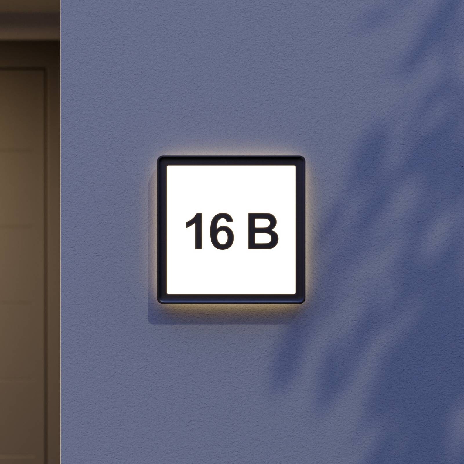 Prios Darui vonkajšie LED svetlo s číslom domu