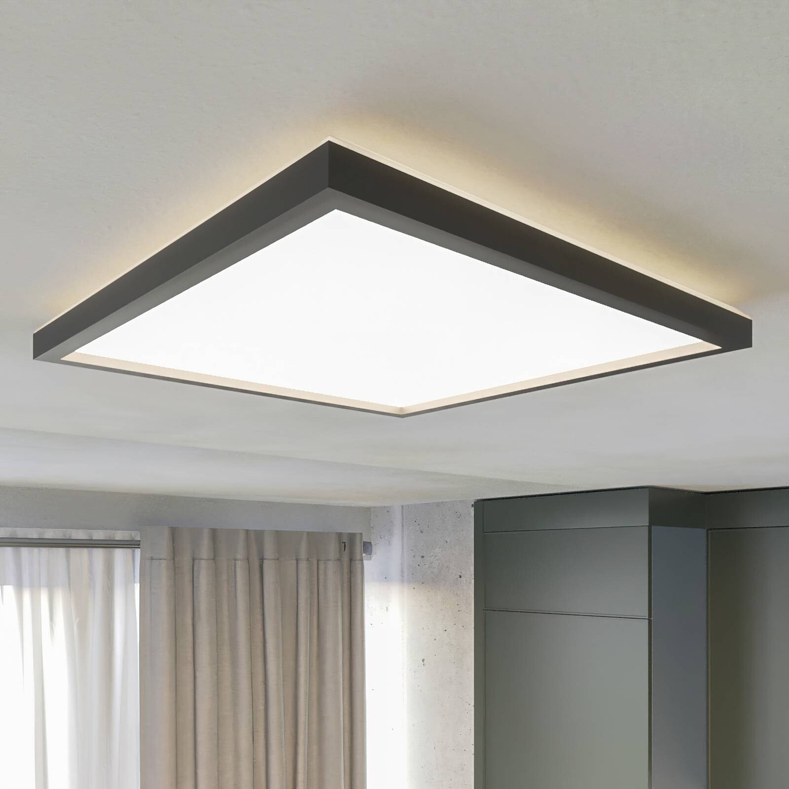 Prios Avira stropné LED svietidlo štvorcové, 42 cm