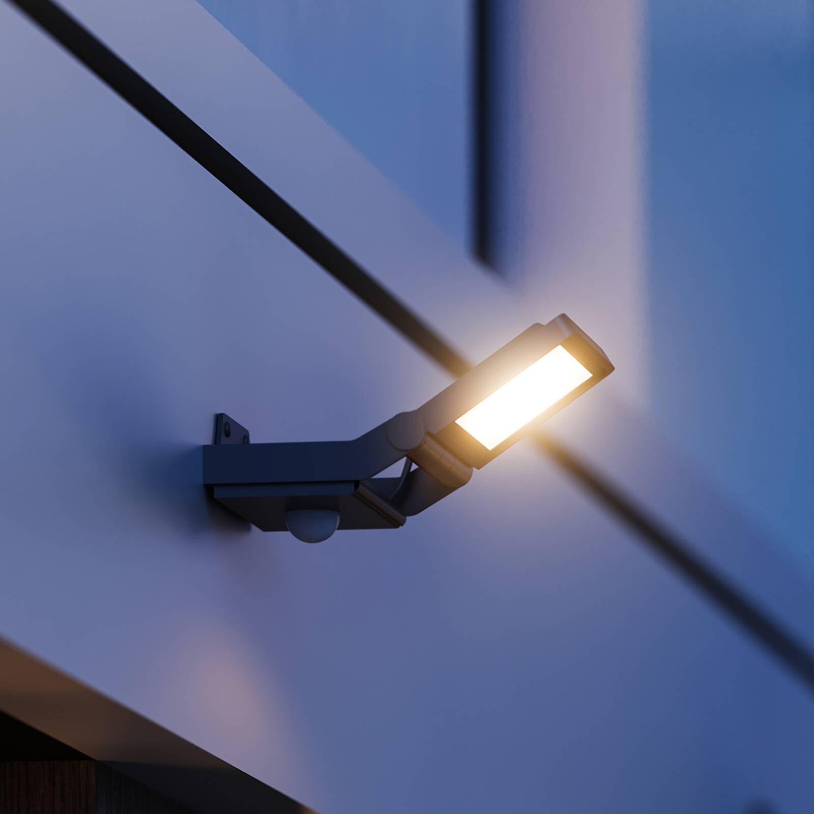 LED reflektor STEINEL XLED PRO ONE Max, antracitový, so senzorom