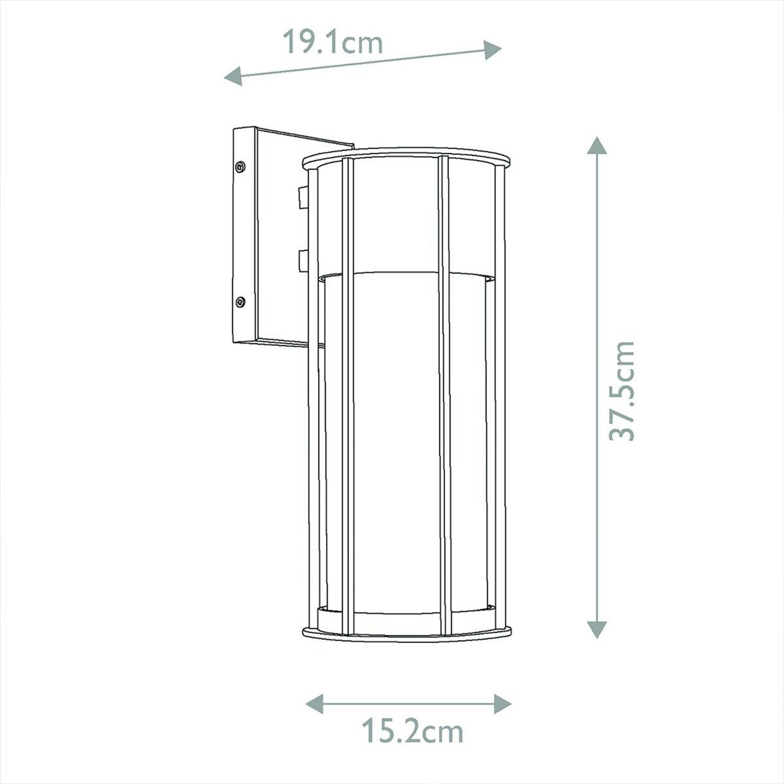 Závesné svietidlo Camillo, čierne, hliník, sklo, E27