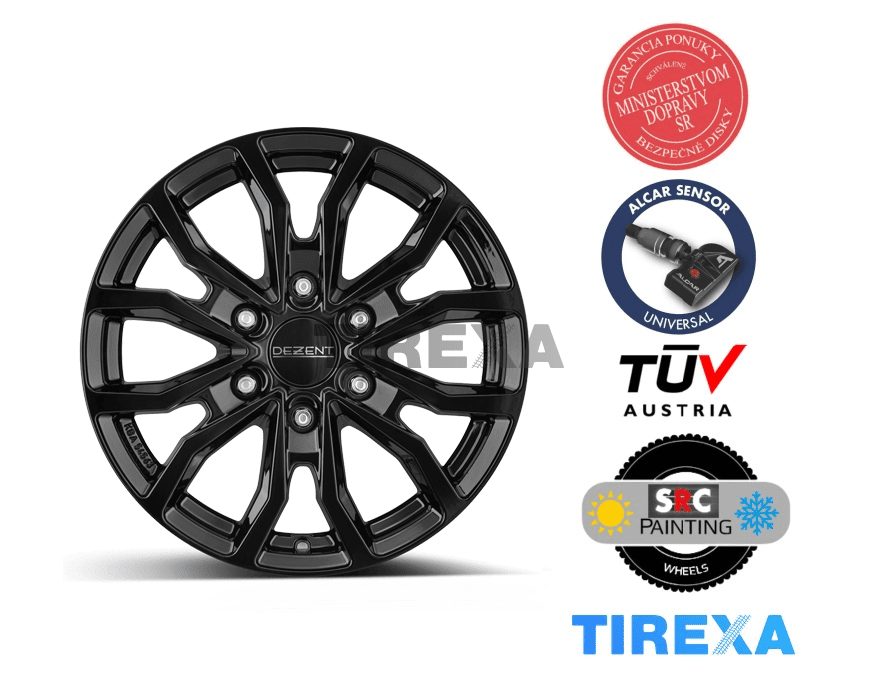 DEZENT KC black 7.50x19 6x120.00 ET52.5