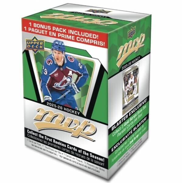 Upper Deck 2025-2026 NHL Upper Deck MVP Blaster Box - hokejové karty