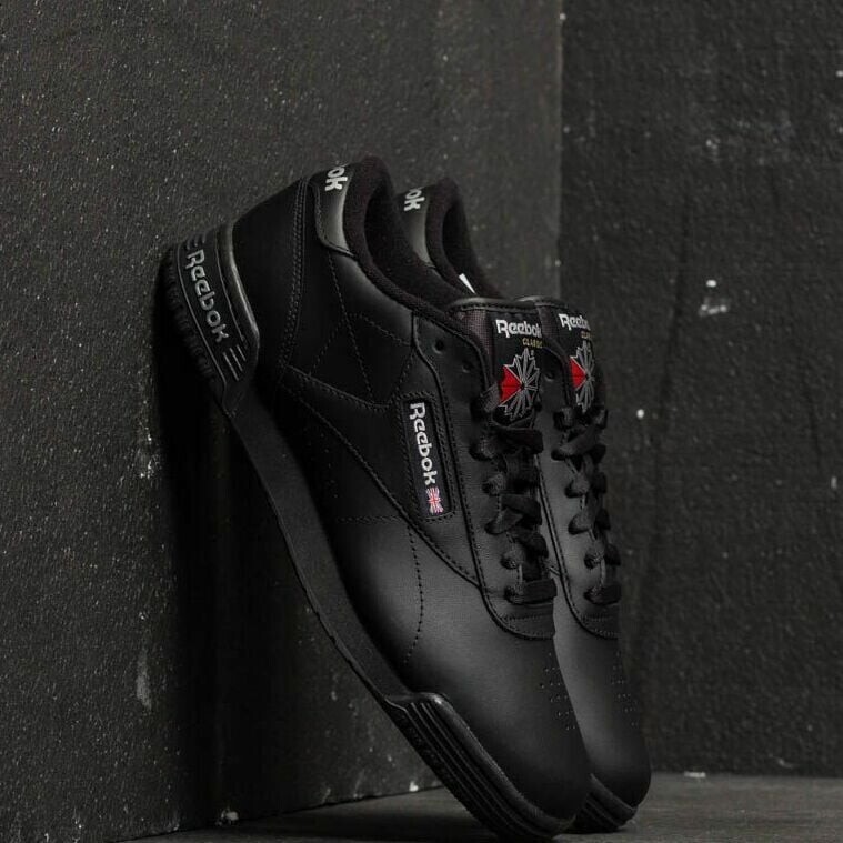 Tenisky Reebok Ex-O-Fit Low Clean Logo Intense Black/ Silver/ Silver EUR 44