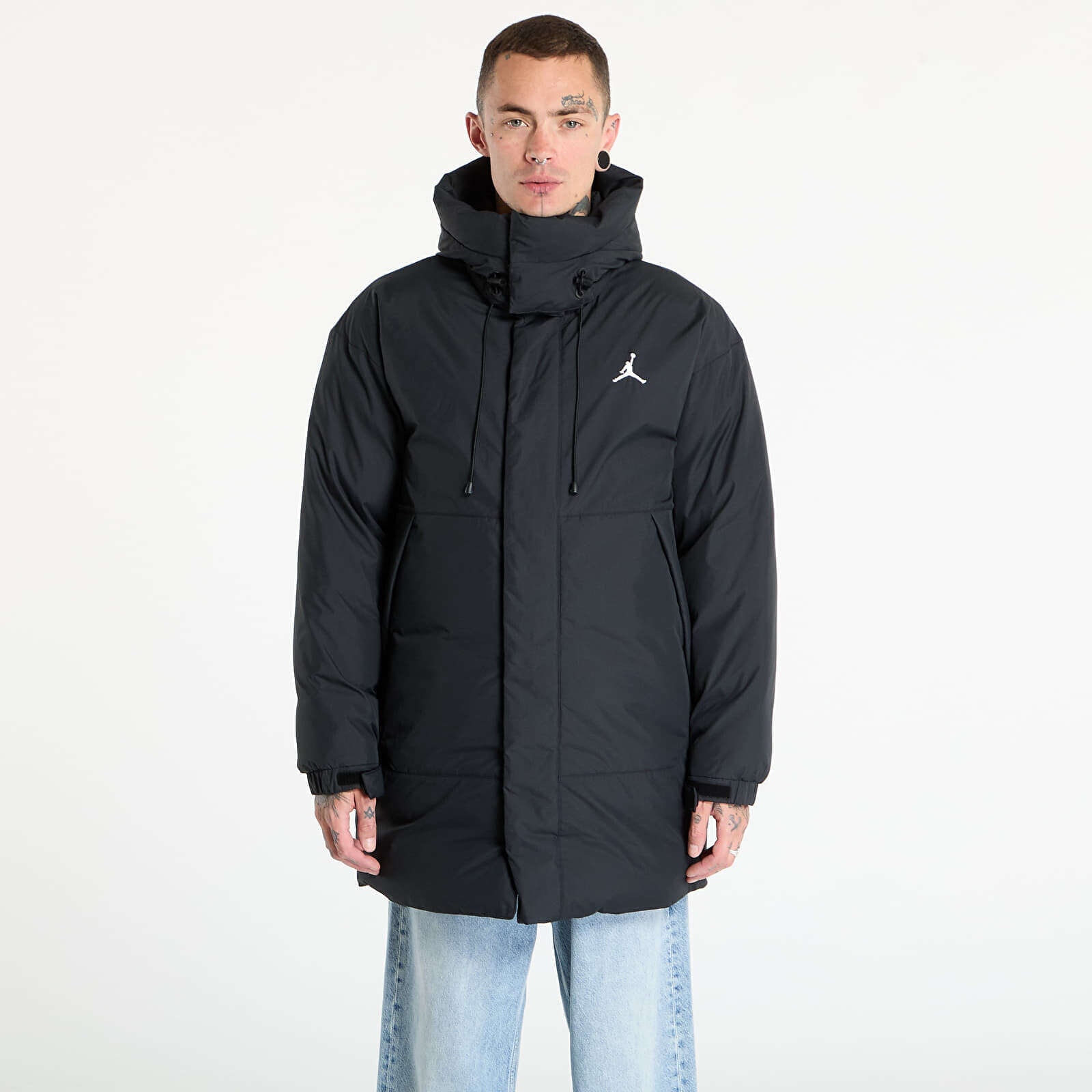Bunda Jordan Flight Men's Down Parka Black/ White L