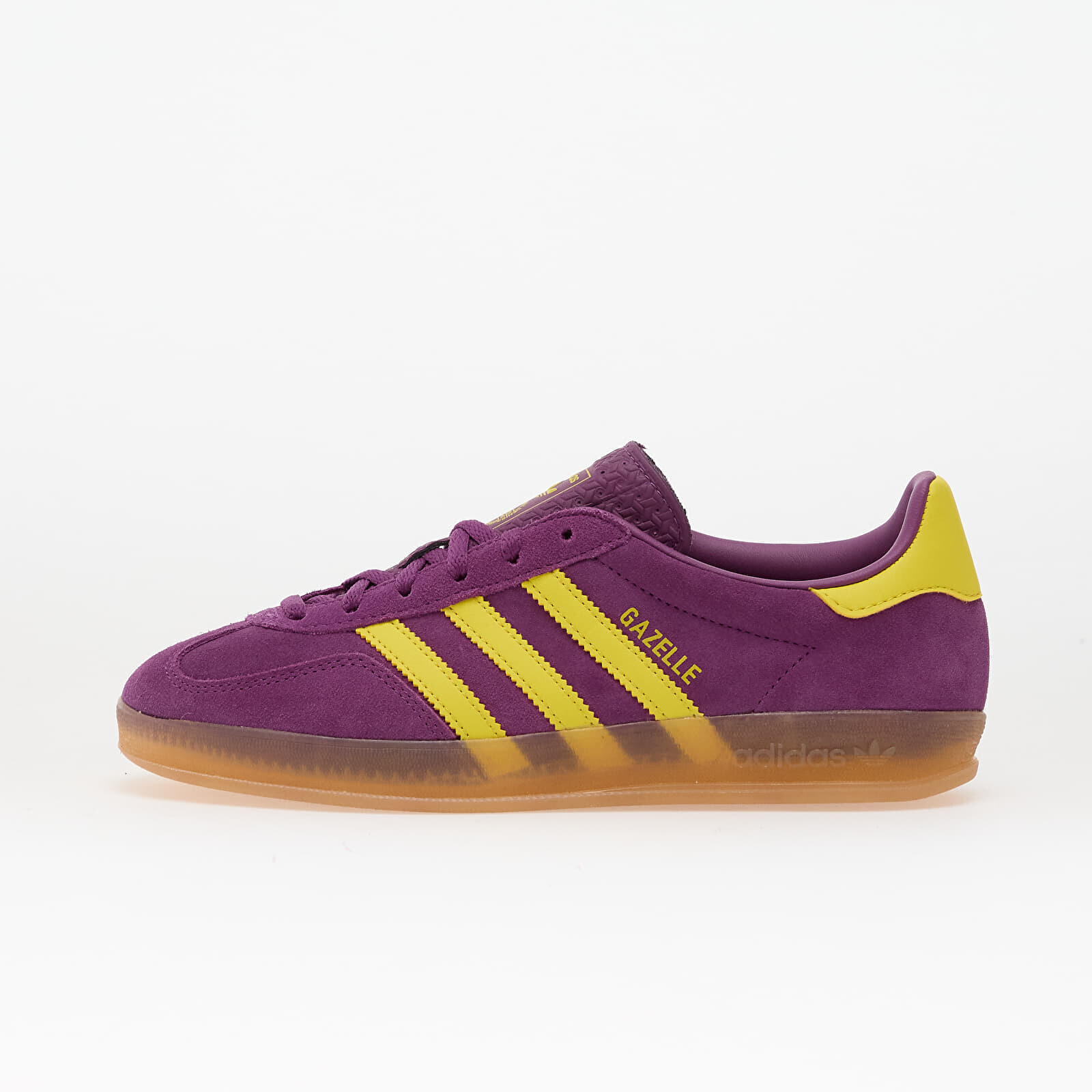 Tenisky adidas Gazelle Indoor W Rich Mauve/ Bright Yellow/ Gum EUR 35 1/2