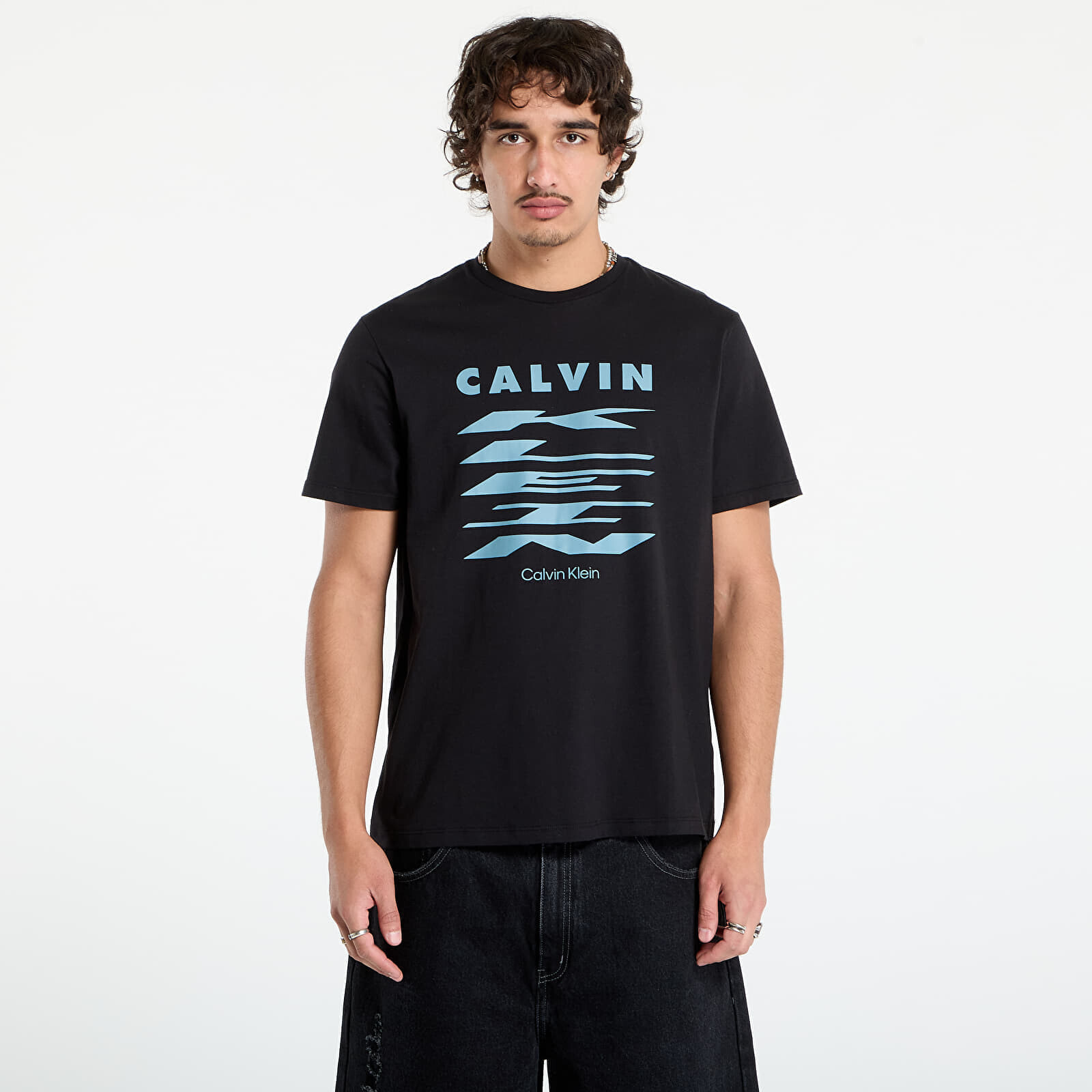 Tričko Calvin Klein Jeans SS Graphic Tee Black L