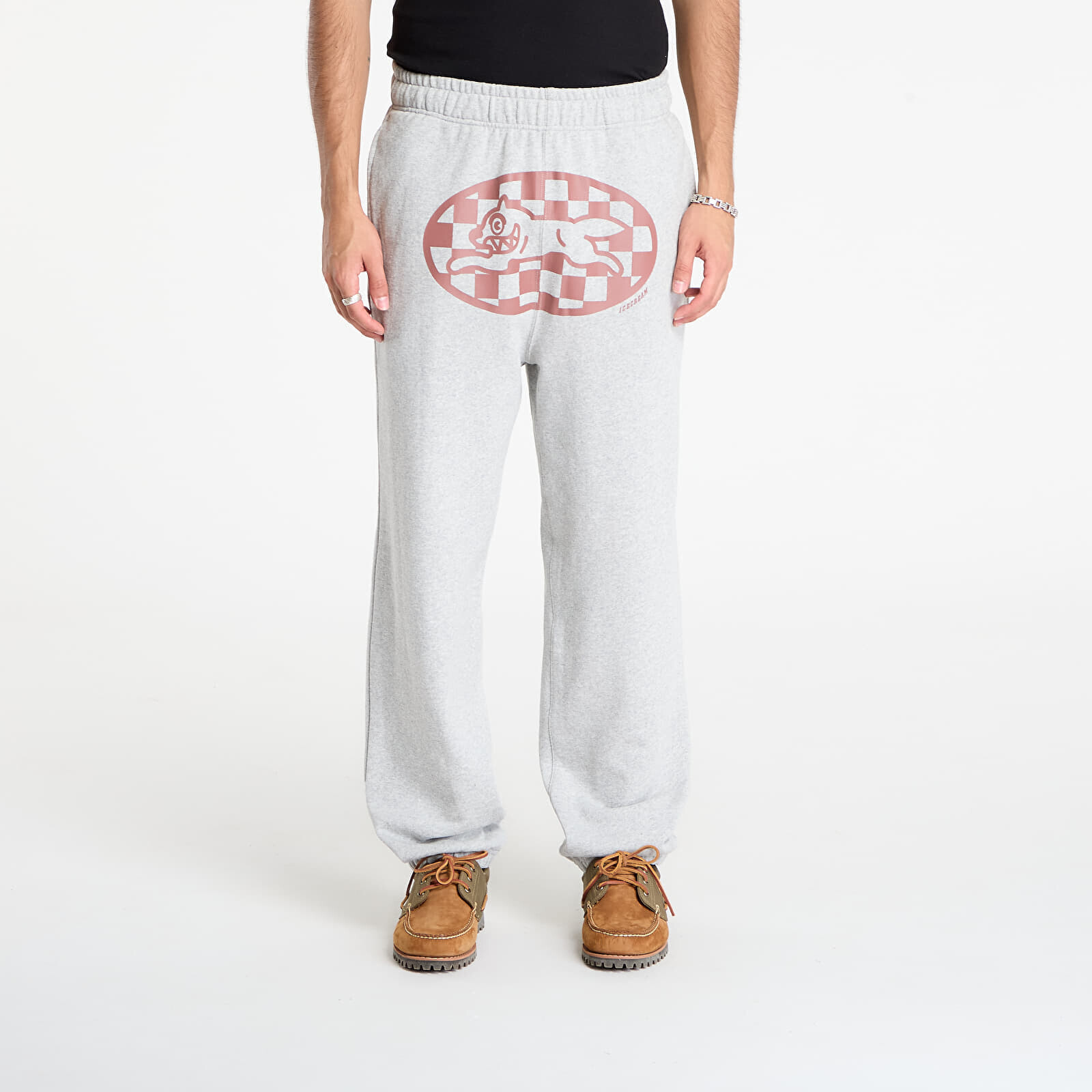 Kalhoty Billionaire Boys Club Icecream Checker Running Dog Sweatpants Heather Grey L